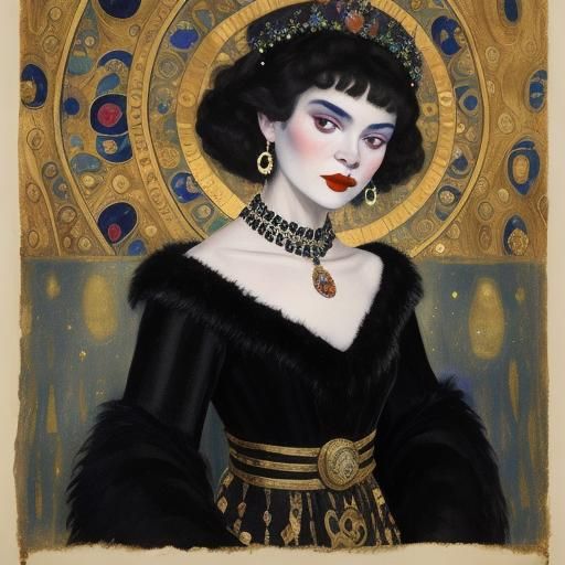 Vampires of Ancient Times: Art Nouveau Portrait