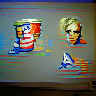 Amiga Computer Art in Warhol Style