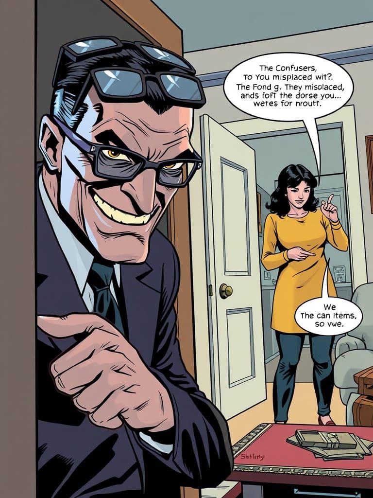 The Confuser: Comic Book Supervillain Mischief