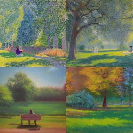 Peaceful Morning Meditations in a Serene Park