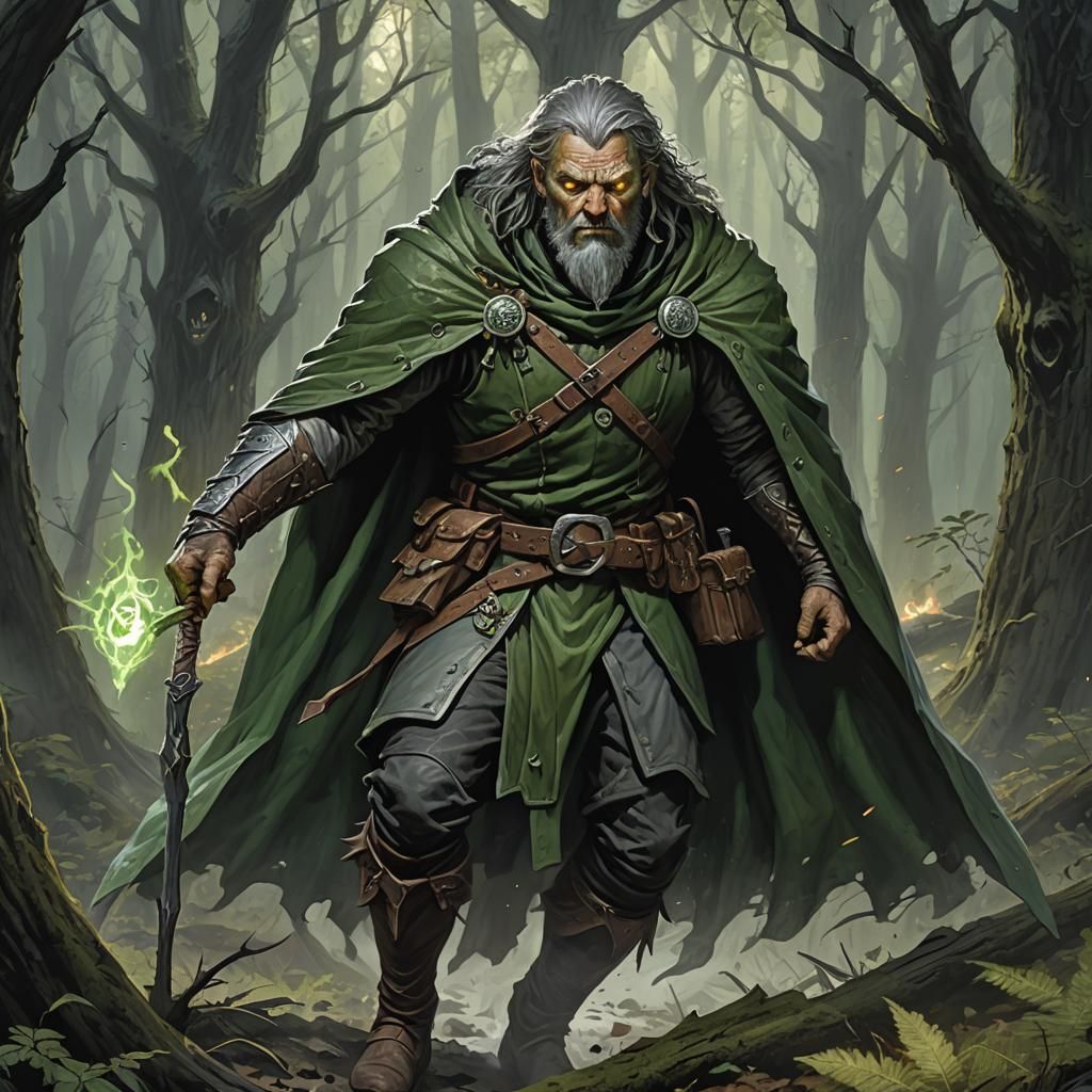 Grizzled Ranger Hunts in Haunted Forest