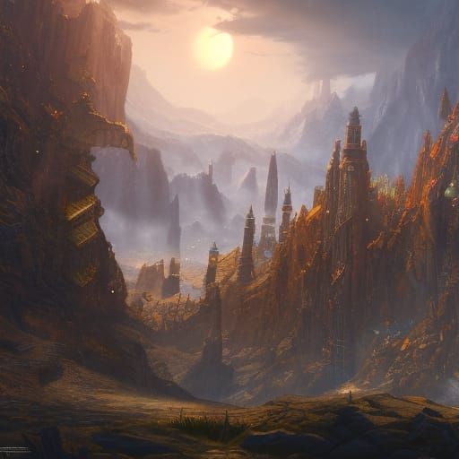 Giant Eagle Fantasy Concept Art