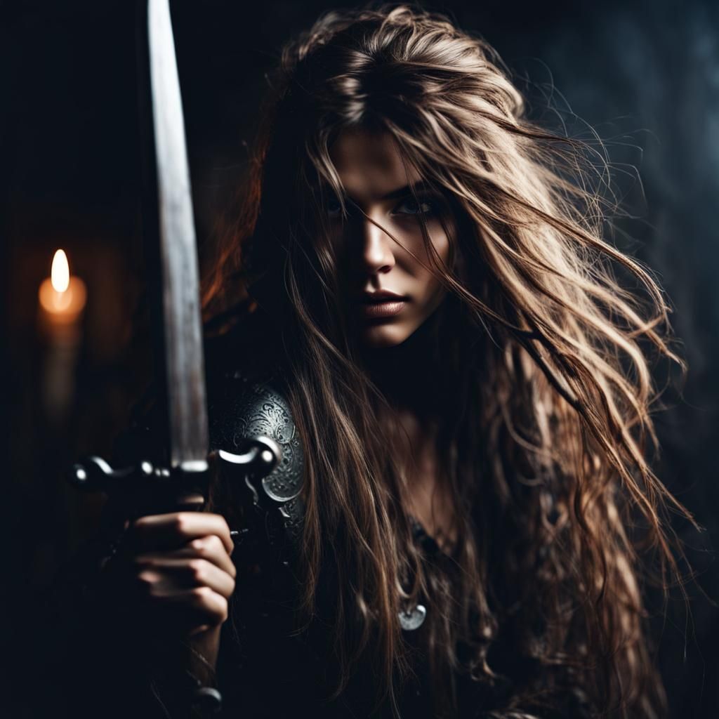 Enchanting Thief Girl Ready for Battle