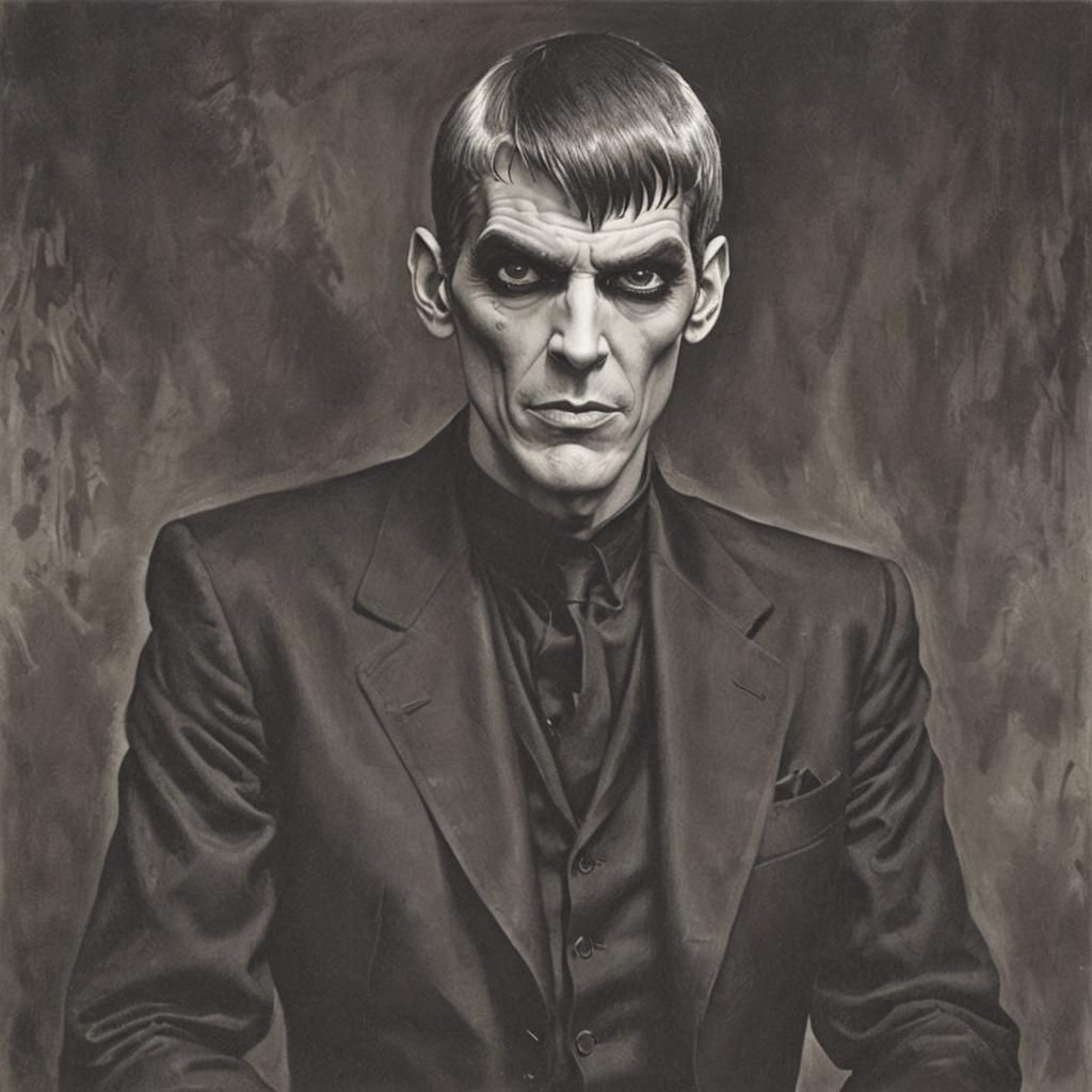 Dark and Sinister Figure in Shadow