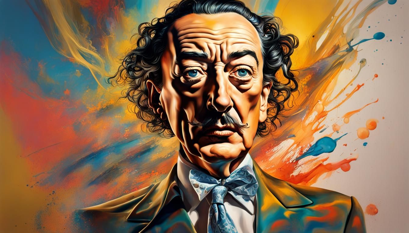 Surreal Portrait: Two Artists as One