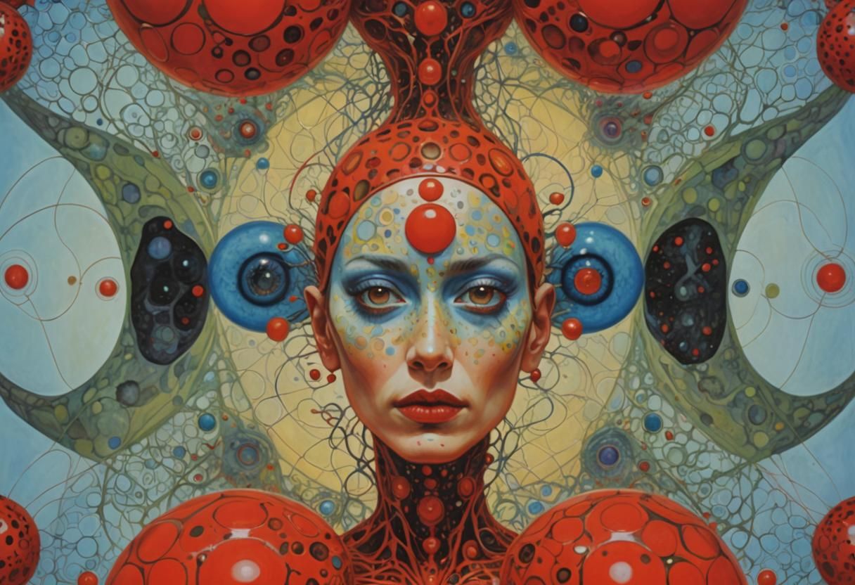 Surreal Portrait in Visionary Style