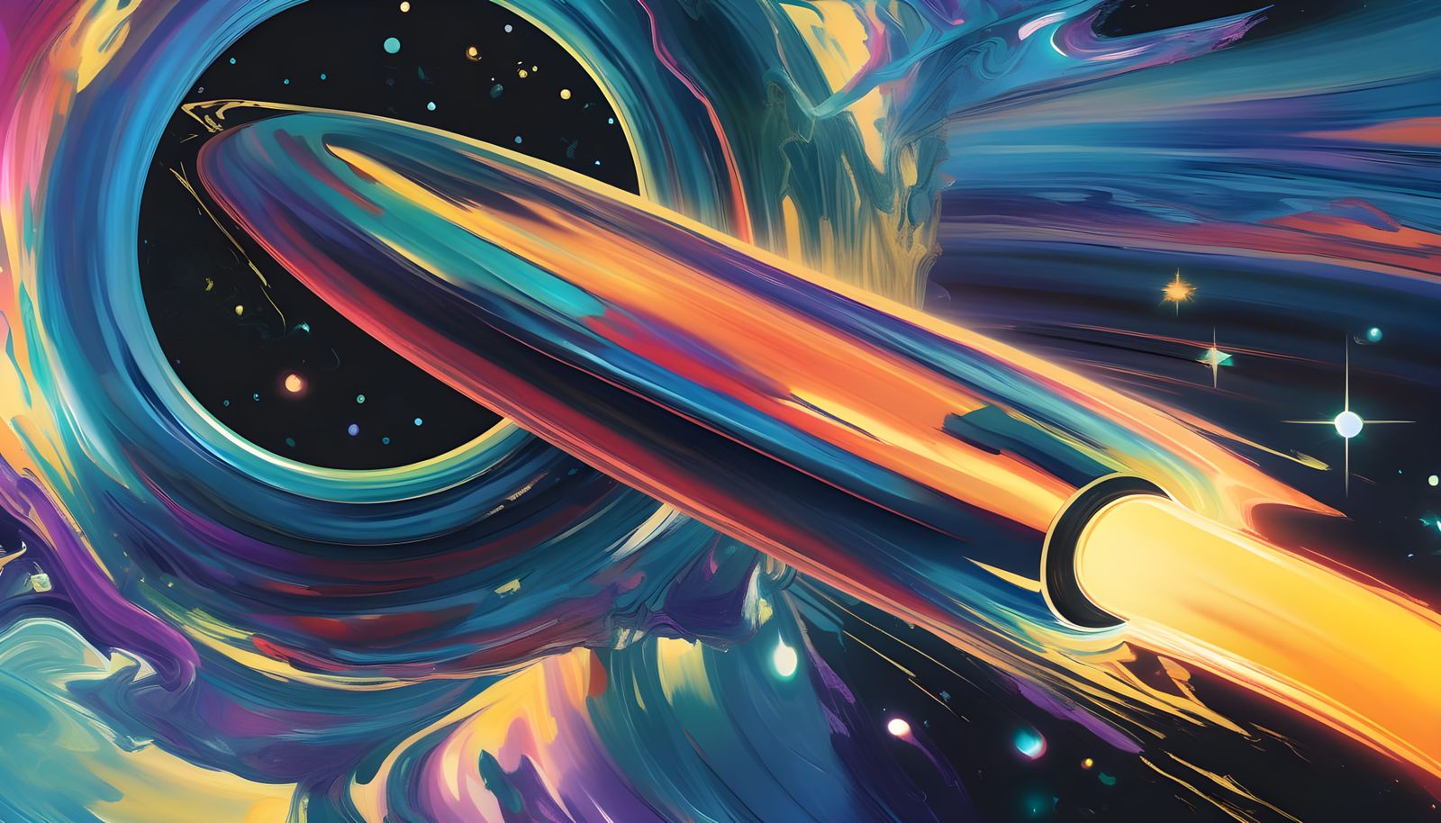 Stunning Iridescent Metalwork in Dynamic Motion