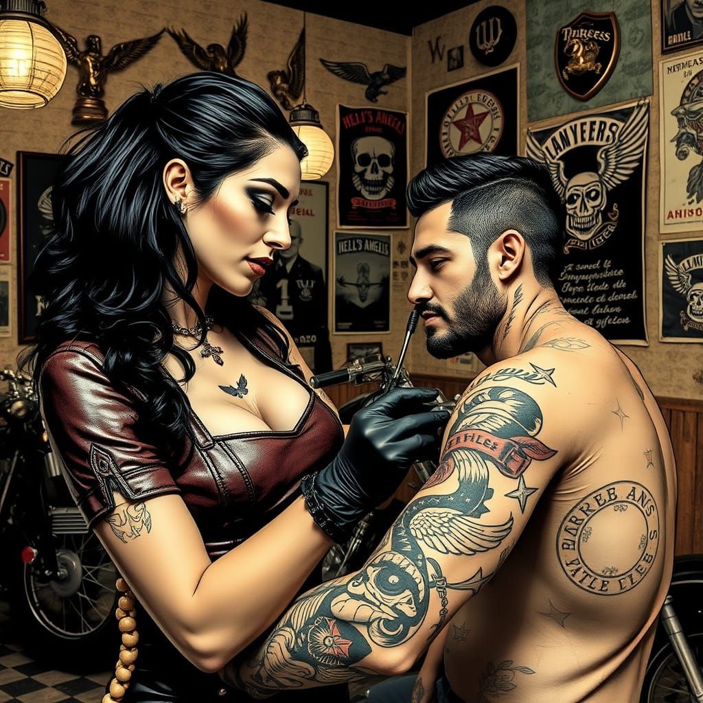 Tattoo Artist Aggravated in Vintage Tattoo Parlor