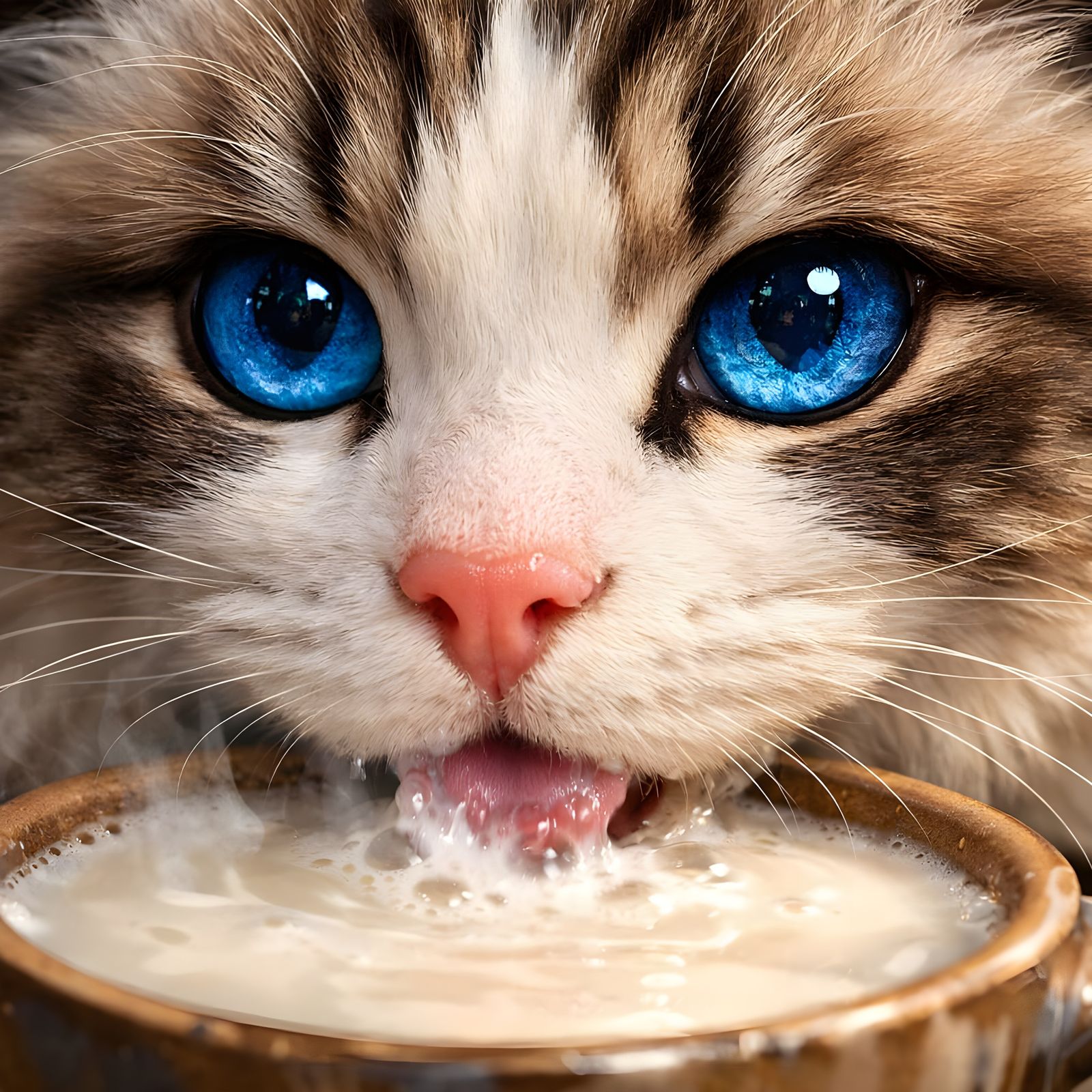 Sipping on your cup of hot milk… while you go and get your biscuit.