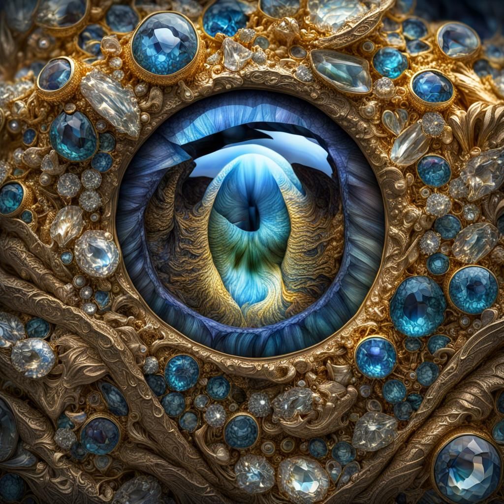 Dragon Eye Reveals Treasure Hoard in Double Exposure