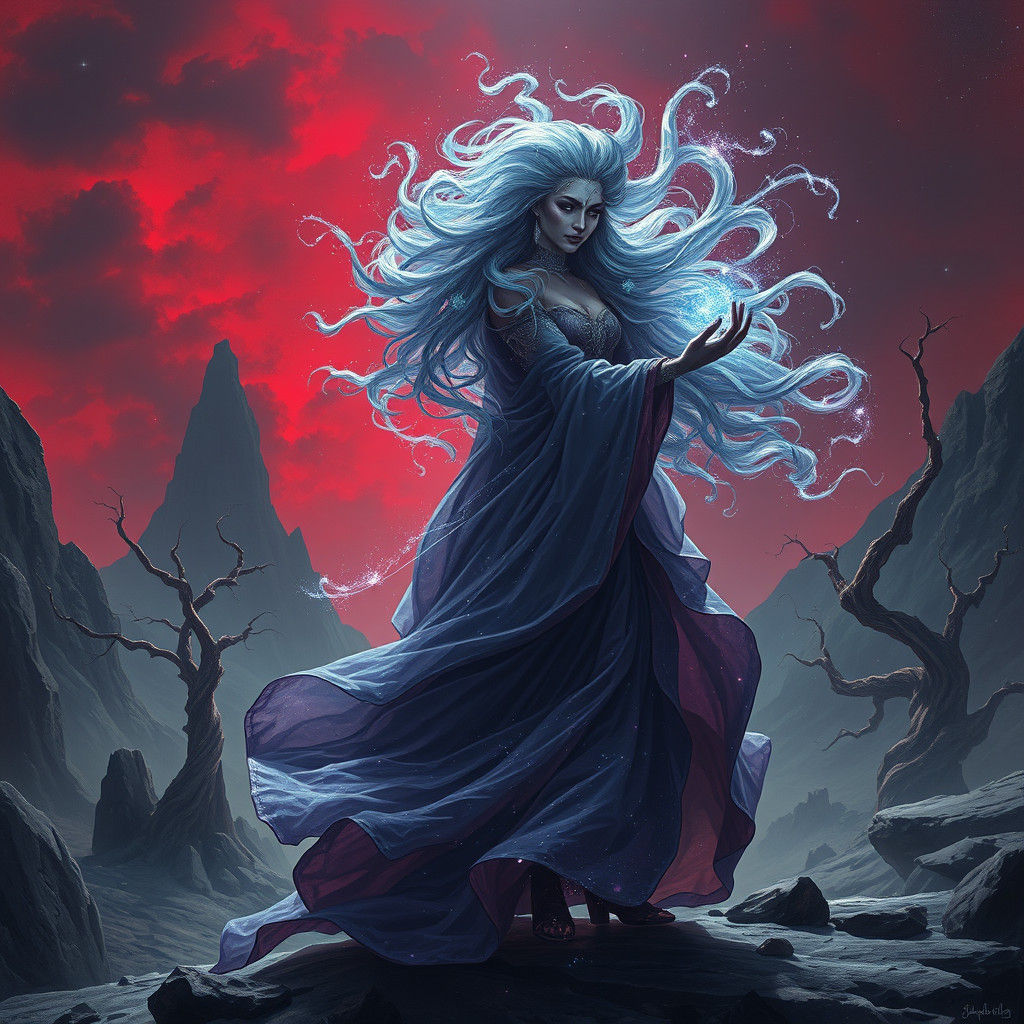 Starlight Sorceress Ritual on Alien Planet