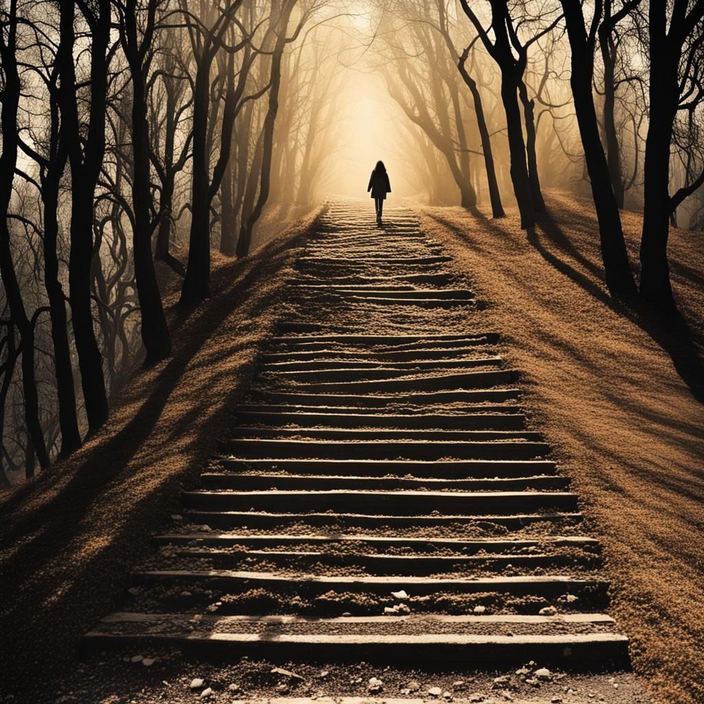 Fantastical Stairway to Heaven: Digital Matte Painting