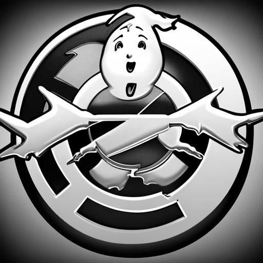 Ghostbusters logo B&W