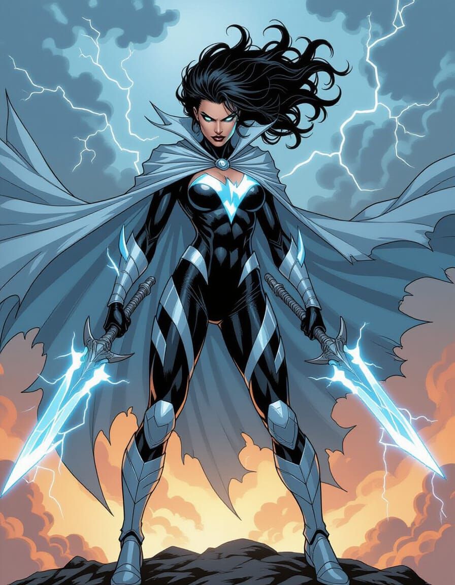 The Tempest: Storm Cloud Hero with Lightning Blades