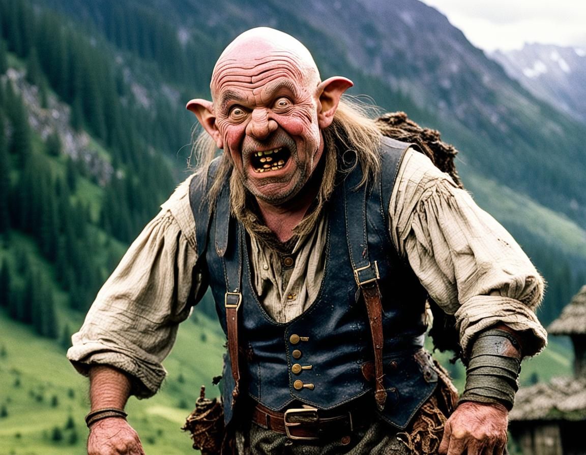 Gritty Dwarf Assassin in Ragged Attire