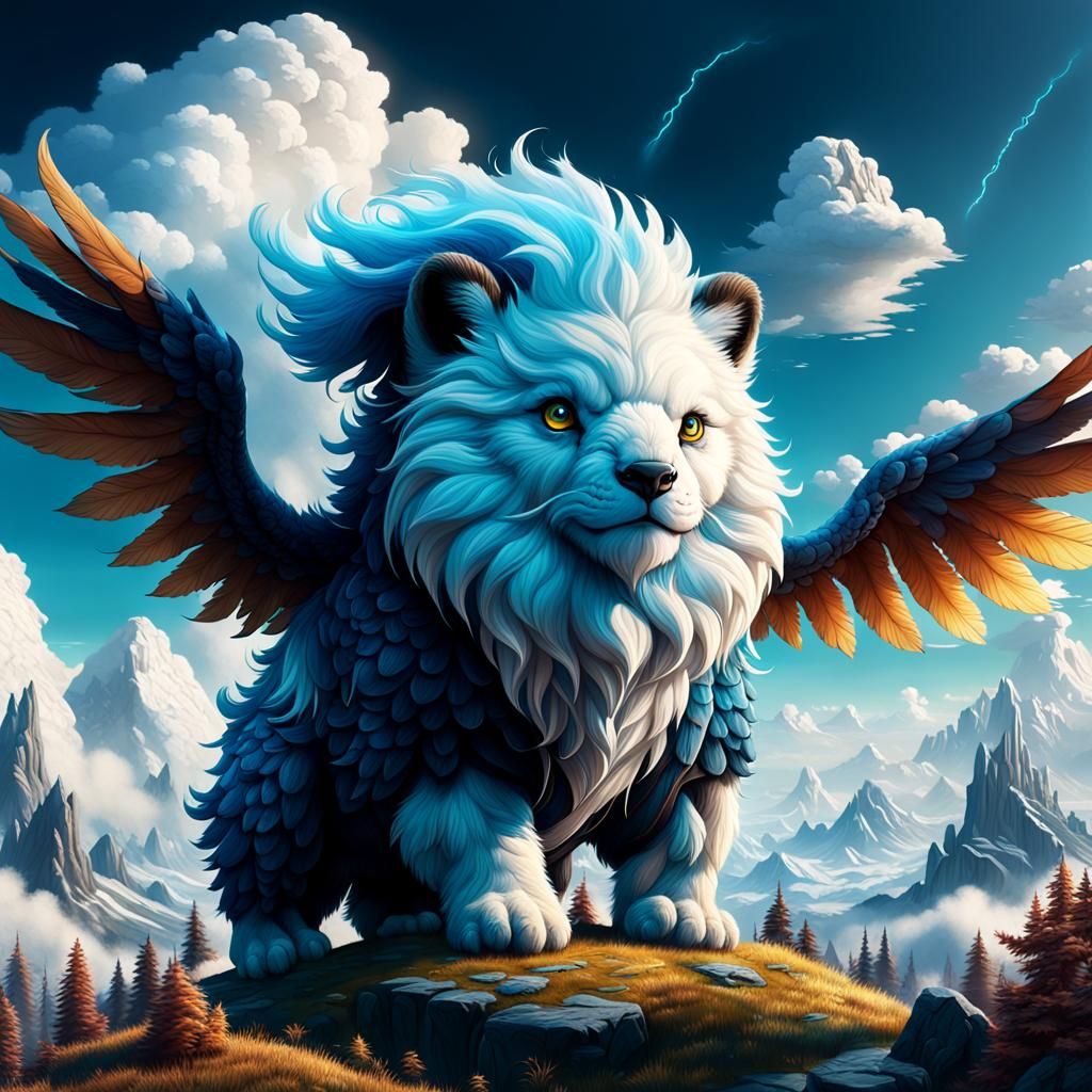 fluffy cloud animals