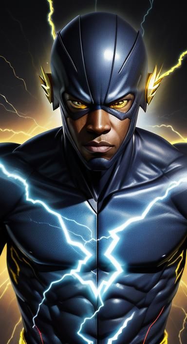 Hyper-Realistic African Flash with Dramatic Lighting