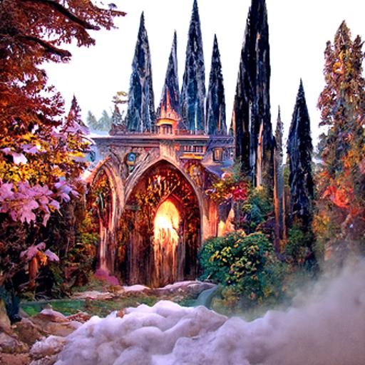 Ethereal Rivendell Fantasy Landscape