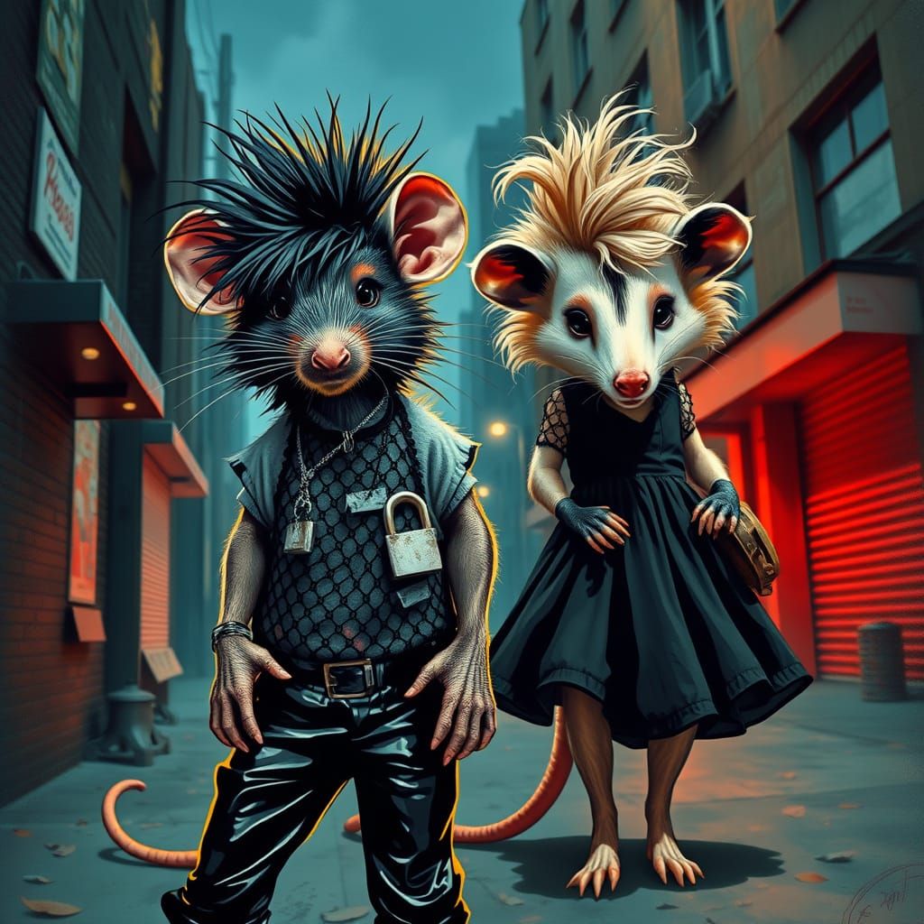 Punk Icons Sid Vicious and Nancy Spungen Reimagined