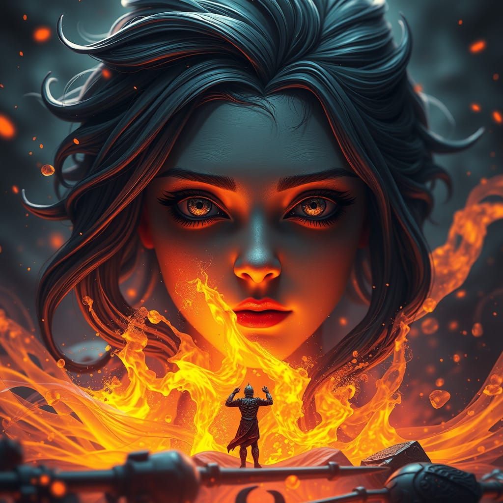 Fantastical Deep Color Emotions in Matte Painting Style