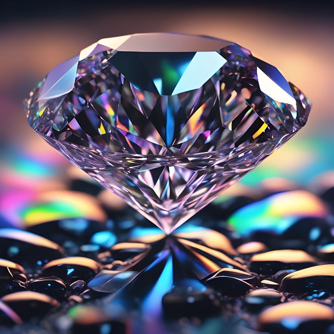 a perfect glimmering diamond