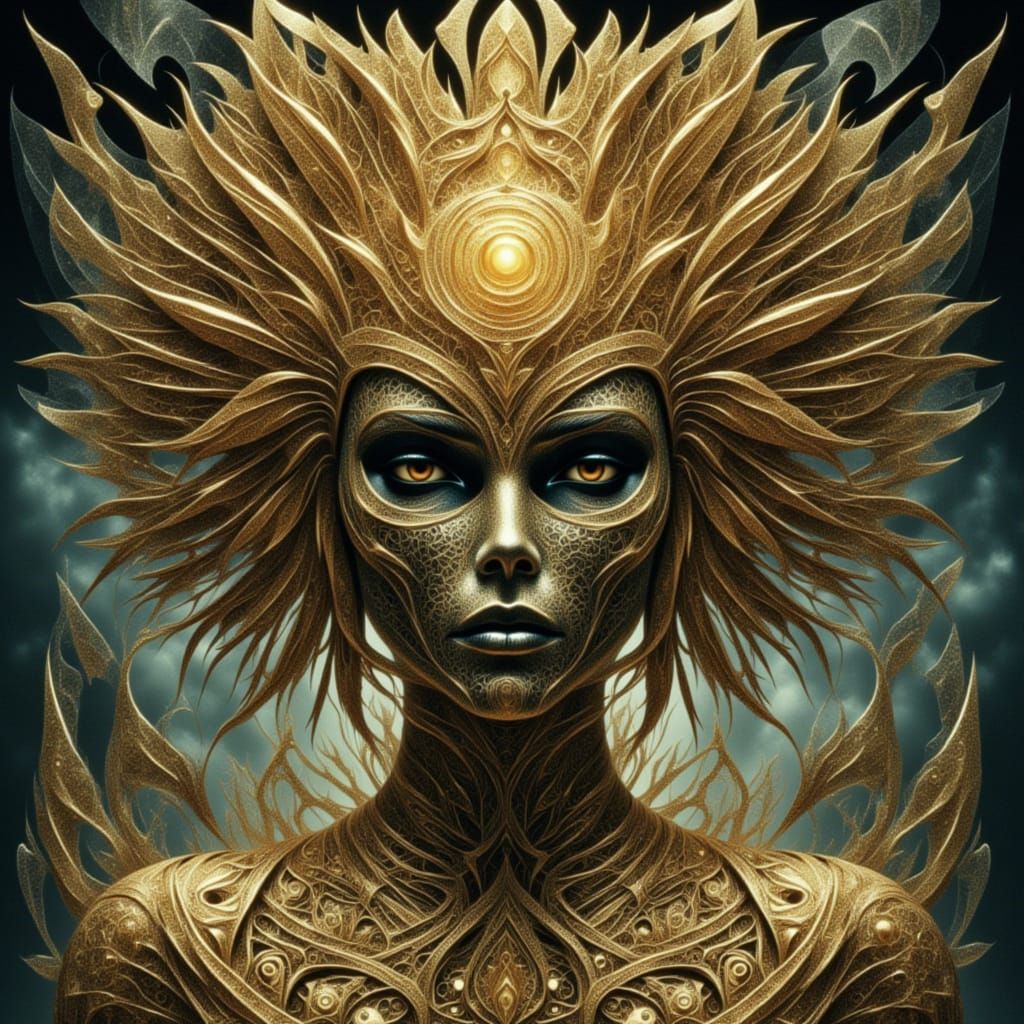 Fractured Feline Abstract Psychosis