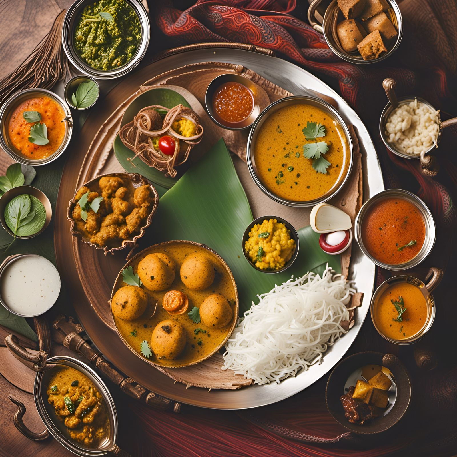 Traditional Indian Food Plate by Food Photographer
