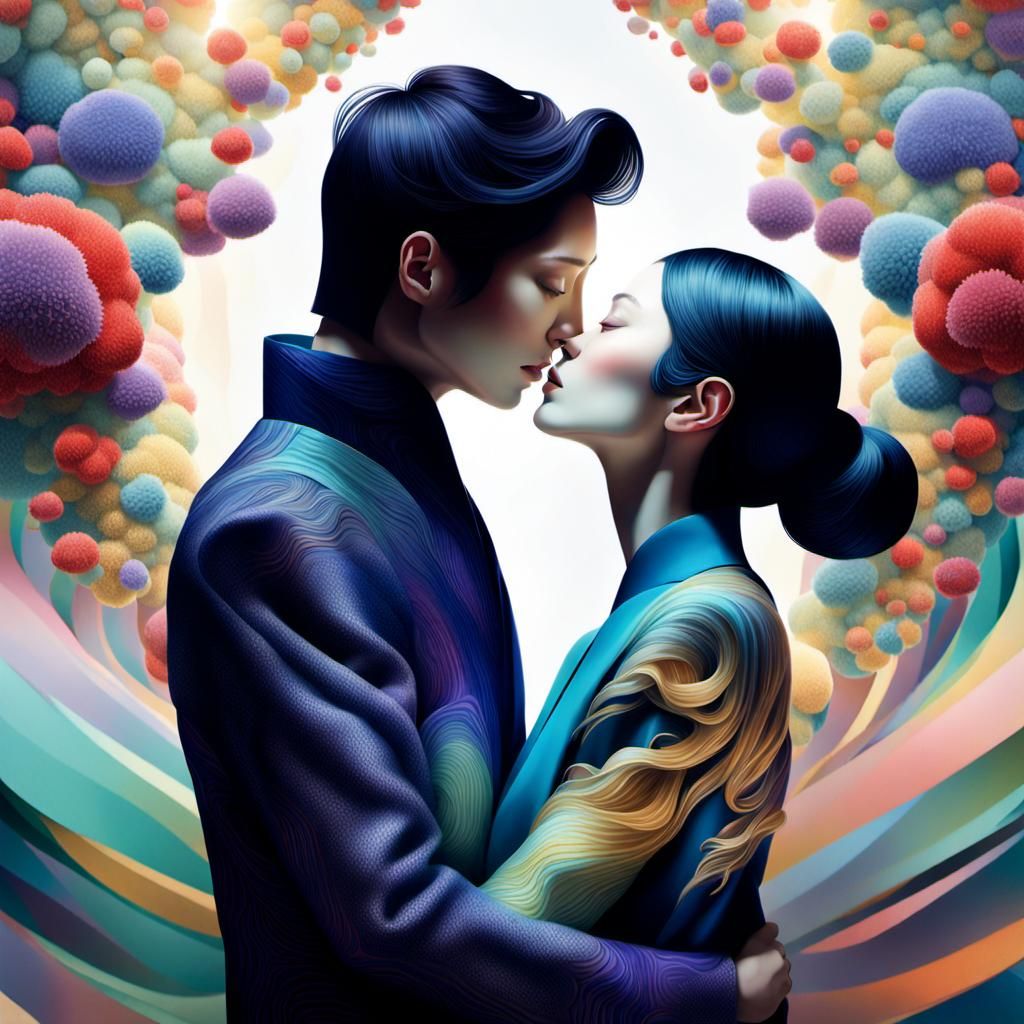 Human Connection: Hugs and Warped Perspective