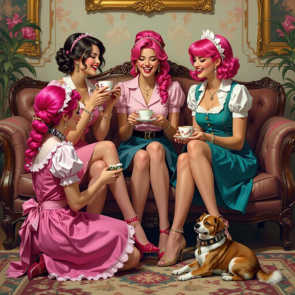 Coffee Break: Fantasy Concept Art of Three Women