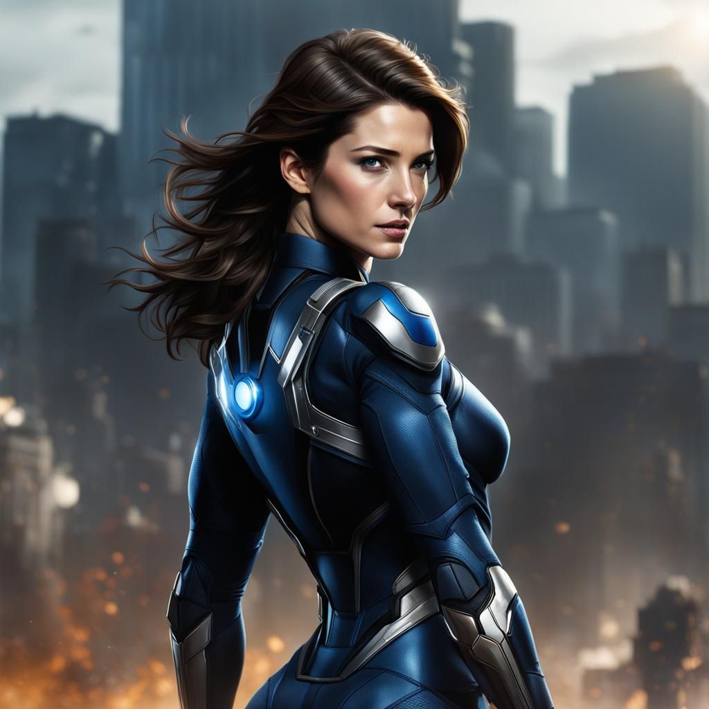 Maria Hill, the Avengers, hiperdetailed