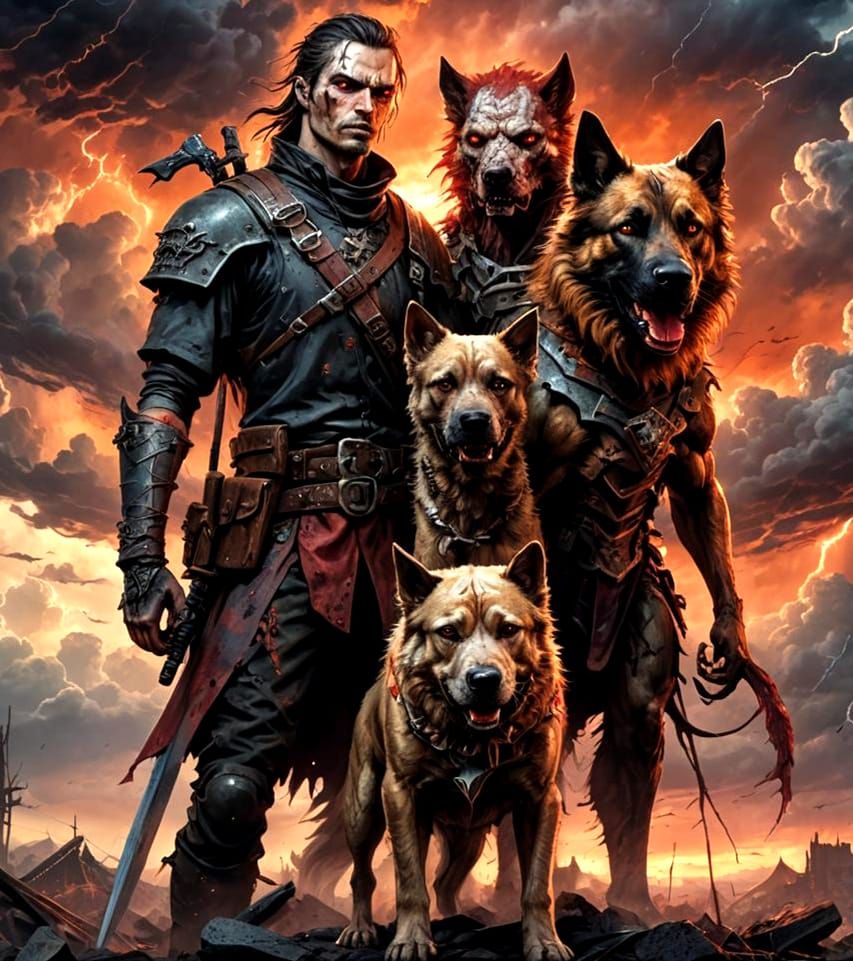 Grave Emergence: Hyperdetailed Concept Art Portrait