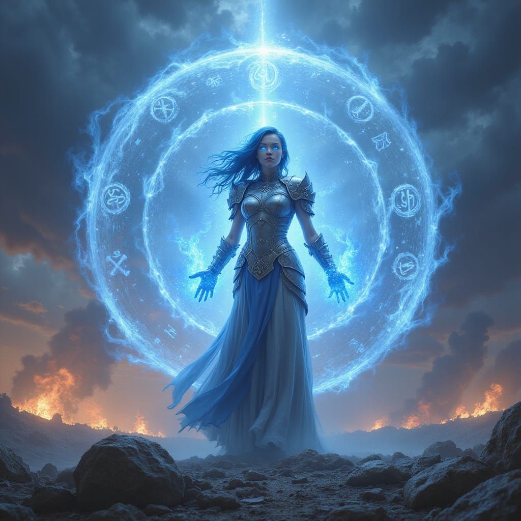 Guardian of the Battlefield in Resplendent Blue