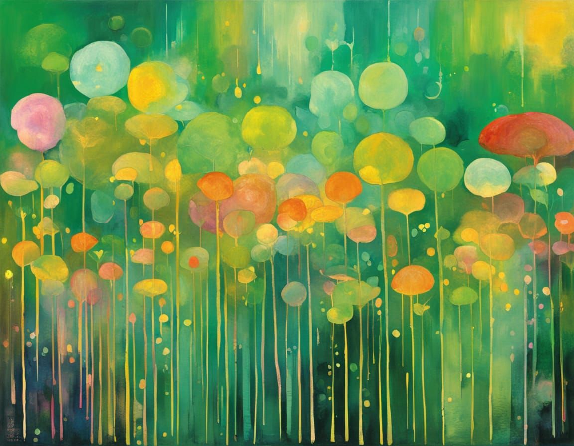 Bodacious Springtime Masterpiece in Iridescent Colors