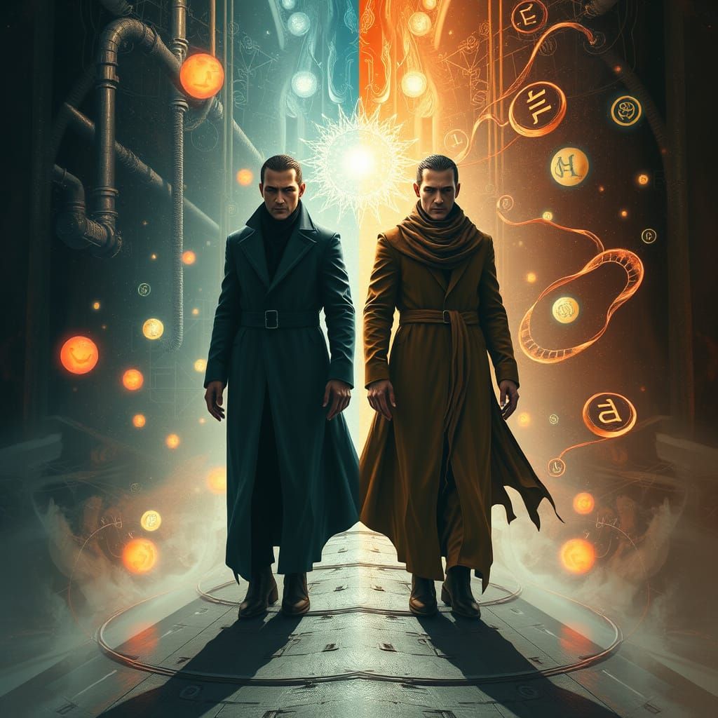 Mystifying Diptych: Two Realities Converge