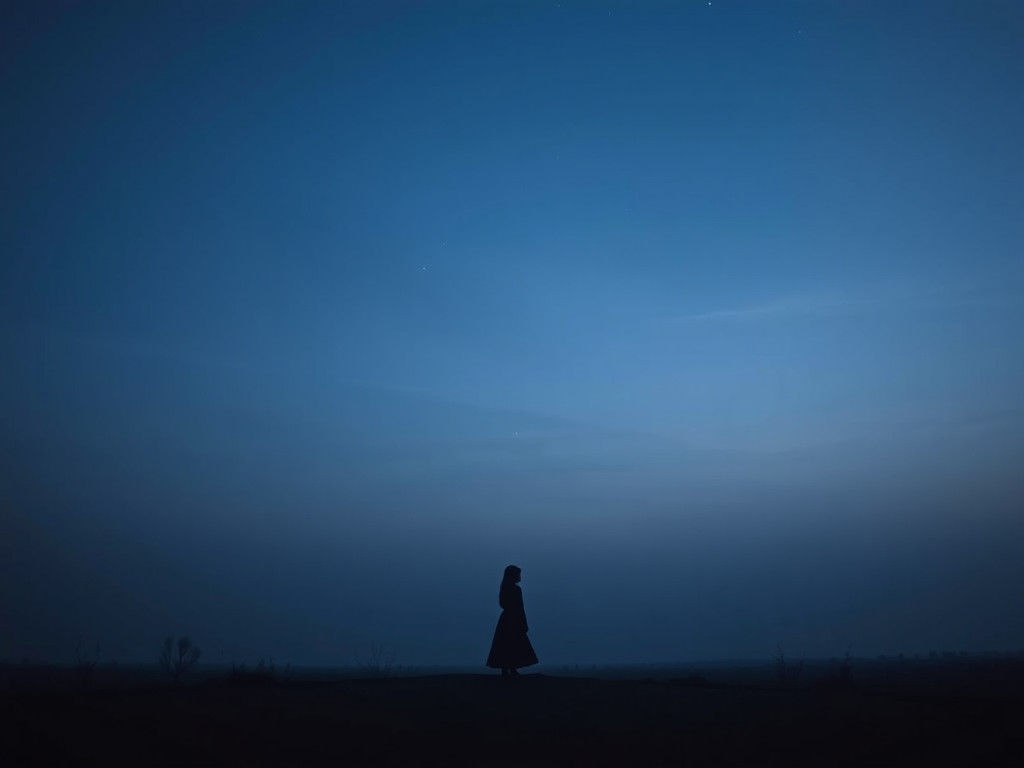 Twilight Gothic Photoillustration of Introspection