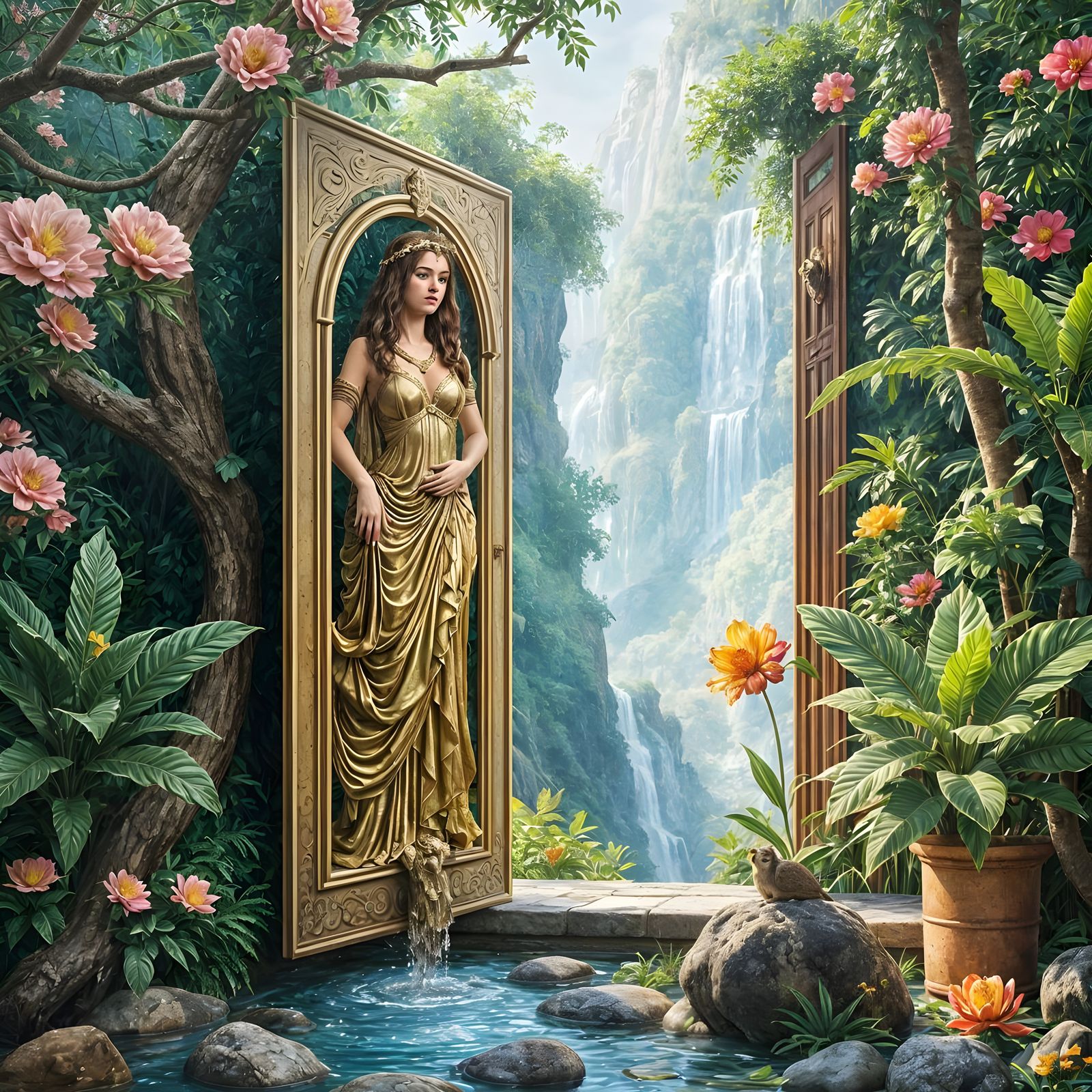 Rainforest Goddess Opens Door to Eternal Love