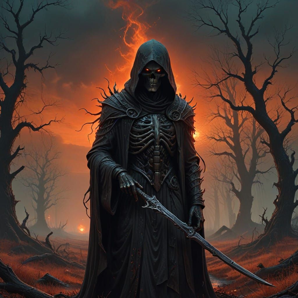 Death seen as pure evils taking your soul to the after life ...