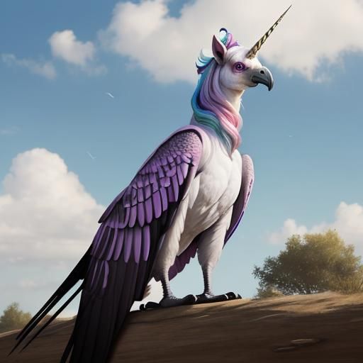 Unicorn Vulture: A Mythical Hybrid Creature