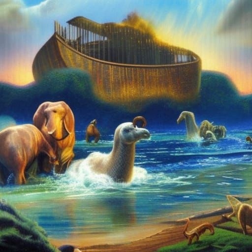 Noah's Ark and Animals After the Flood