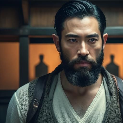 Attractive Elf Man Portrait in Cinematic Style