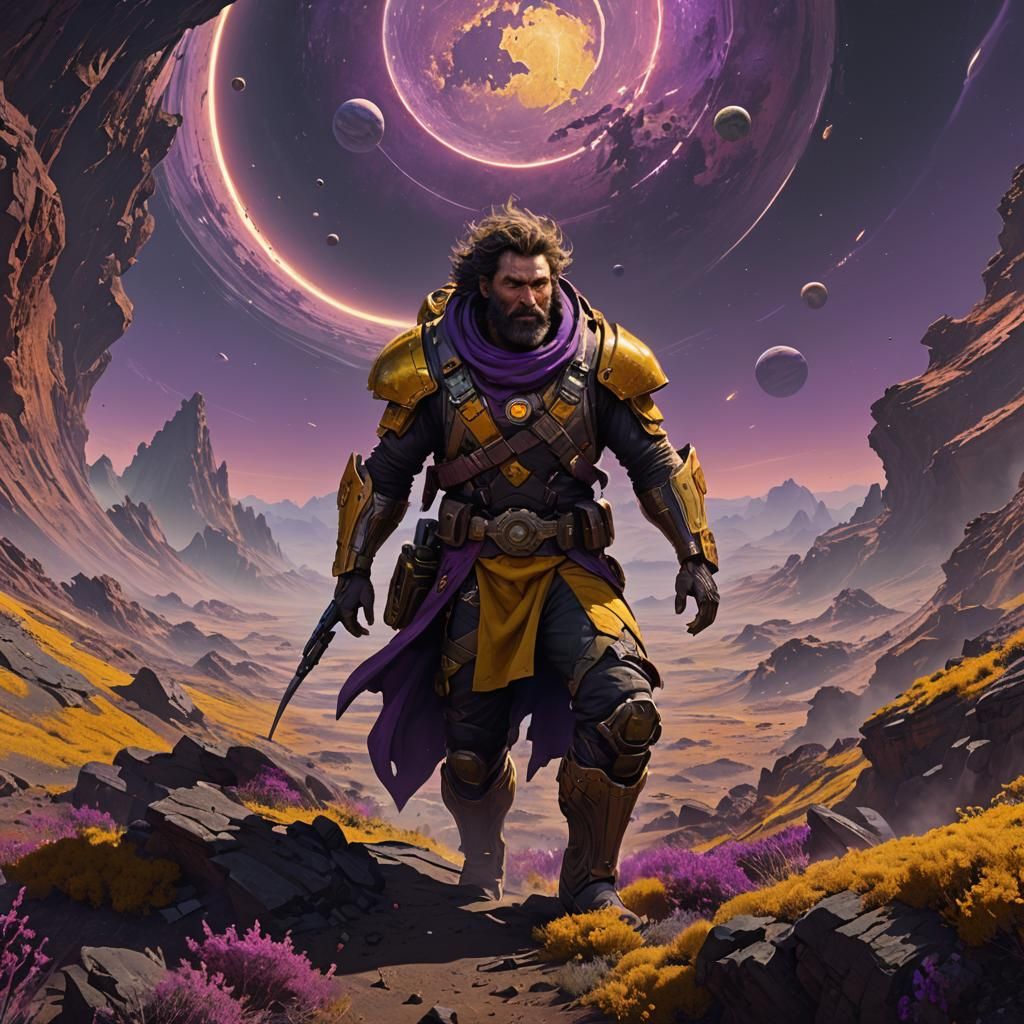 Hairy Man's Planetary Landing: A Dark Fantasy Concept