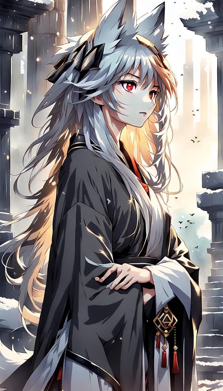 Silver Kitsune