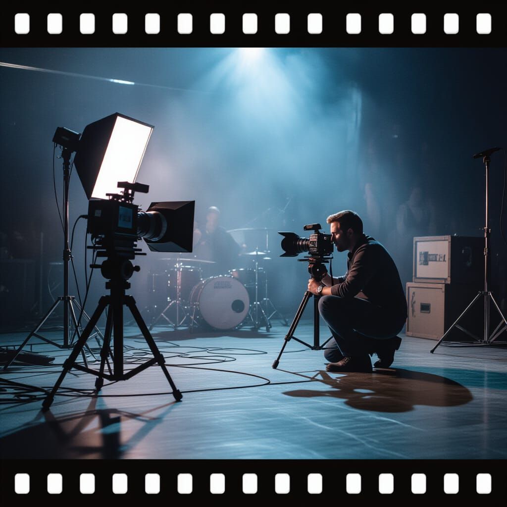 Epic Cinematic Film Still with Atmospheric Lighting