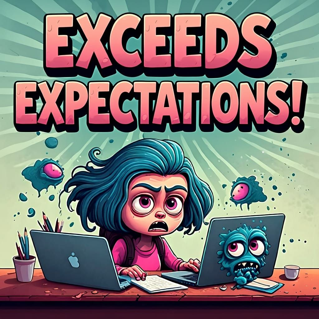 Change text that says, "Yourrt blowwme art awary" to, "Excee...