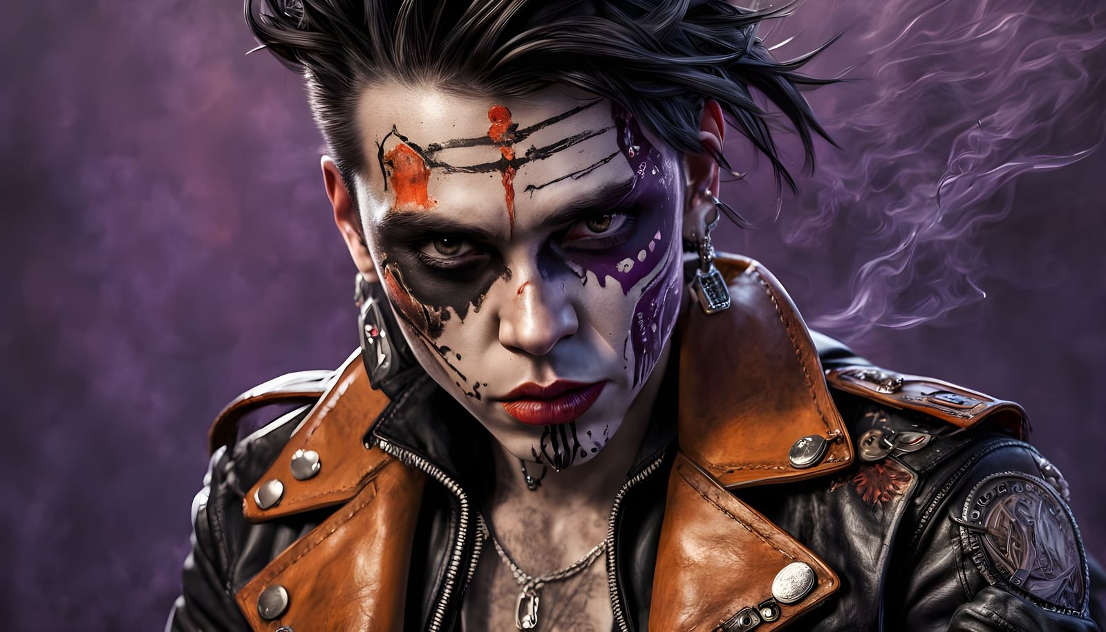 Urban Warrior in Epic Cinematic Digital Painting