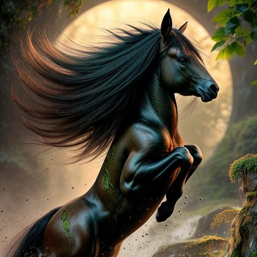 Epic Fail.. Have no idea why this "Majestic Horse" decided to pose like a "rabbit" βππ€