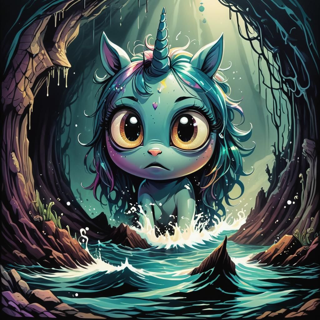 Aquatic Unicorn - Baby
