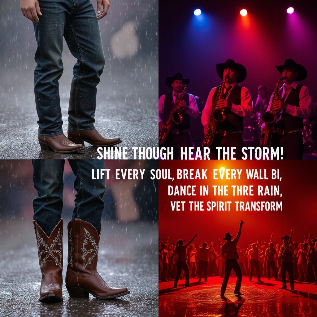 Cowboy's Transformation: Storm to Radiant Dawn