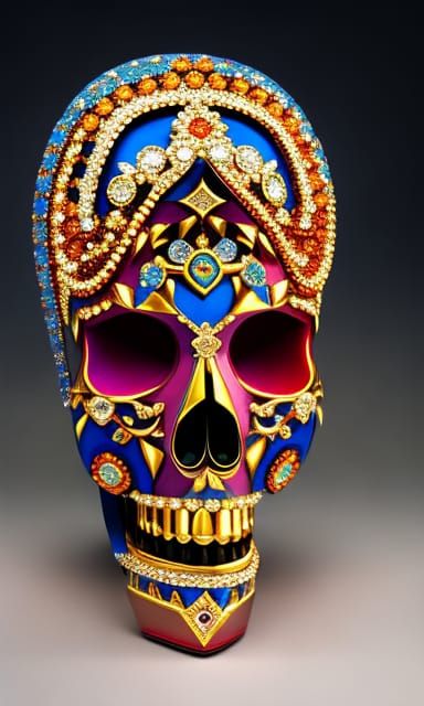 Peculiar Jeweled Skull