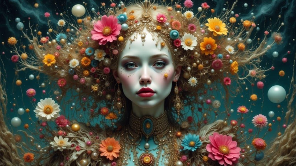 Cosmic Collectors Portrait in Dynamic Lighting